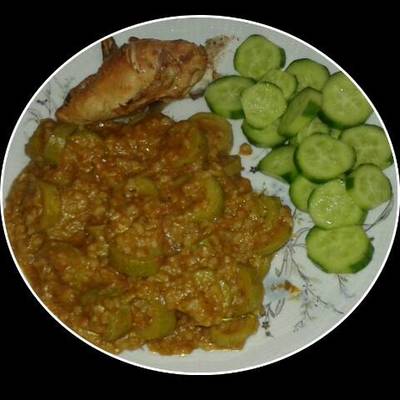  محشي كوسة حلقات دايت 