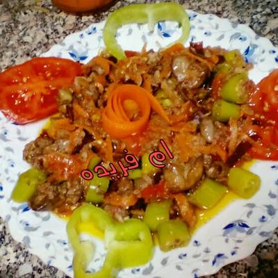  كبد وقوانص وقلوب السمان 