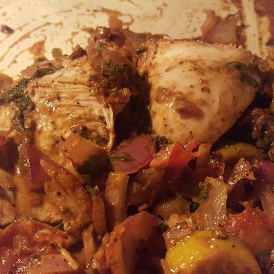  دجاج بالكريمة 