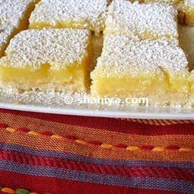  طريقة عمل مربعات الليمون 