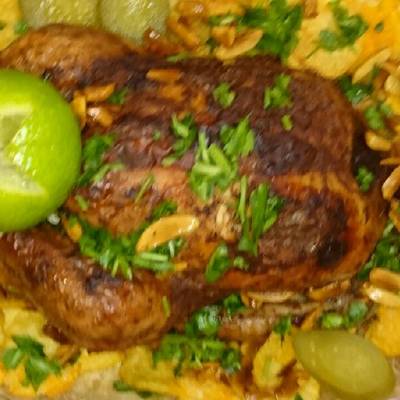  فرخة الحاتى المشوية 