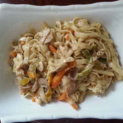  طريقة عمل فيتوتشيني بالكريمة والدجاج 