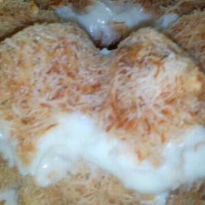  قالب الكنافة بالكريمة 