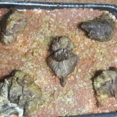  فتة بالخل والتوم 