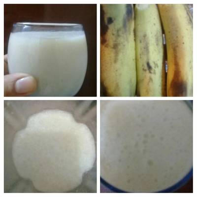  موز بالحليب 