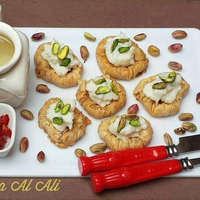  بقلاوة اساور الست بالقشطة 