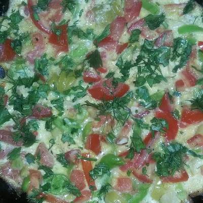  بيتزا البيض السريعة 