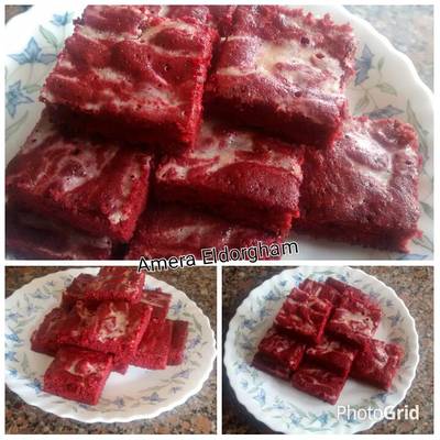  طريقة عمل ريد فلفت براونيز 