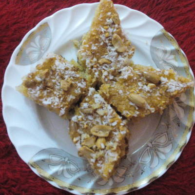  طريقة عمل كيك الروانى أو كيك البسبوسة 