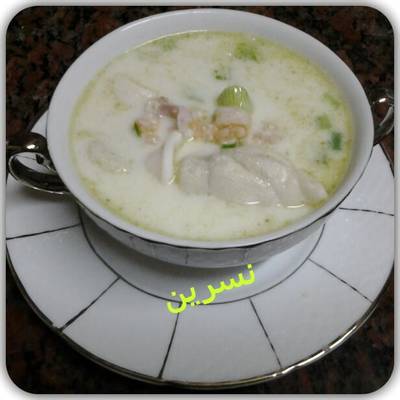  شوربه سي فود بالكريمه 