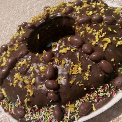  كيك بصوص الشيكولاه 