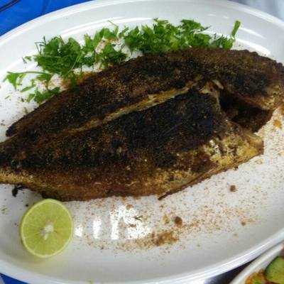  #اكلات_للعشاء سمك مشوي مخصوص 