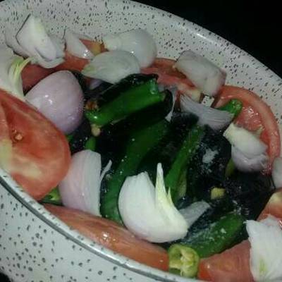  مسقعه بدنجان وفراخ (فكرة الاستاذ حمدى) استعملت فراخ 