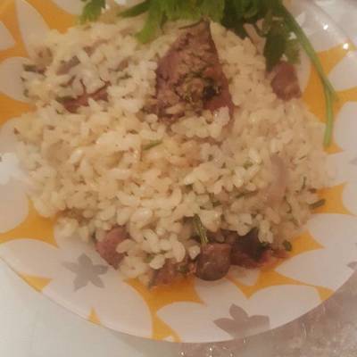  أرز بالكبدة 