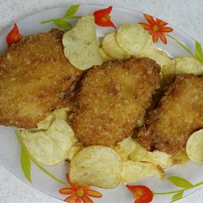  طريقة عمل فيليه الدجاج برقائق البطاطس 