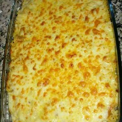  مكرونة فرن بالفراخ والمشروم 