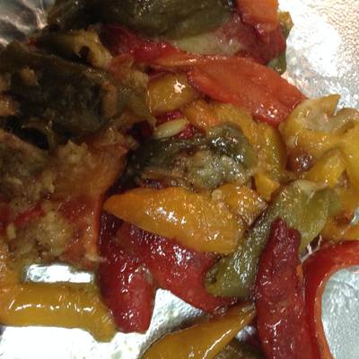  طريقة عمل الفلفل المشوي بالجبن 