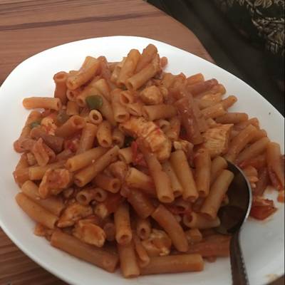  مكرونه مبكبكه بالفراخ 