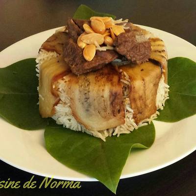  طريقة عمل مقلوبة بتنجان 