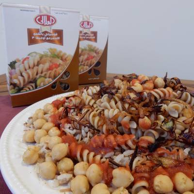  طريقة عمل الكشري بمكرونة الفوسيلي 