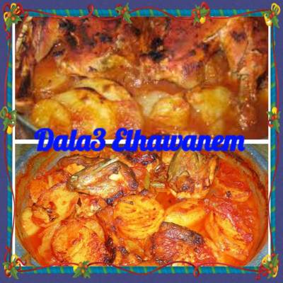  طريقة عمل صينية بطاطس وفراخ فالفرن 