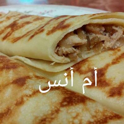  طريقة عمل الكريب بالدجاج والمشروم 