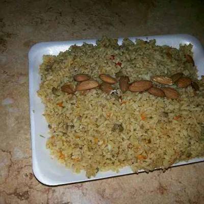  طريقة عمل ارز باللحمه المفرومه والخضروات 