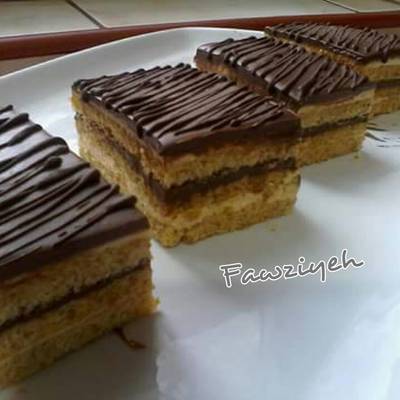  طريقة عمل كيكة الاوبرا الفاخرة 