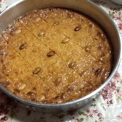  طريقة عمل بسبوسه بقشطة 