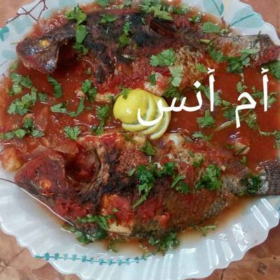  طريقة عمل سمك بلطي في الصنيه 