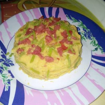  بطاطس مهروسه بالكركم 