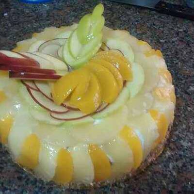  طريقة عمل تورتة فاكهة 