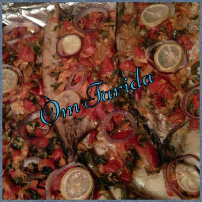  طريقة عمل صنيه السمك الماكريل بالبطاطس 