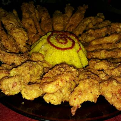  استربس الفراخ المقلية 