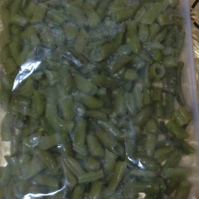  تفريز الفاصوليا بطريقه سهله 