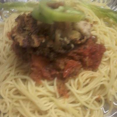  اسباجيتي شقية بالزعتر مطهية 