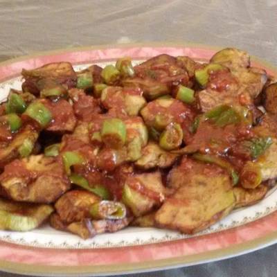  طريقة عمل المسقعه بدون لحمه بطرقتى 