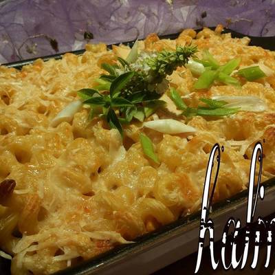  مكرونة بالجبن 