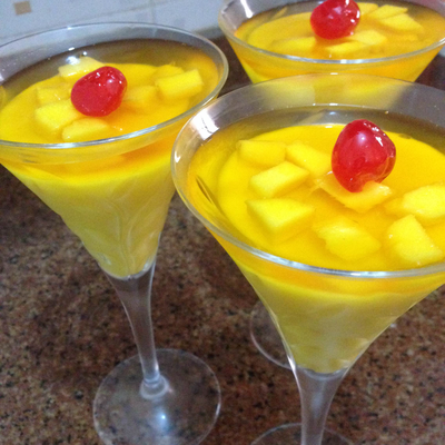  طريقة عمل كاسترد المانجو 