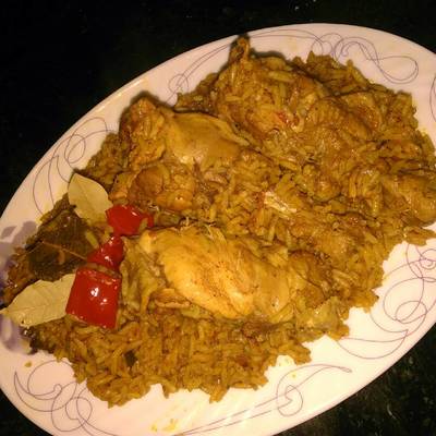  الكبسة بالدجاج 