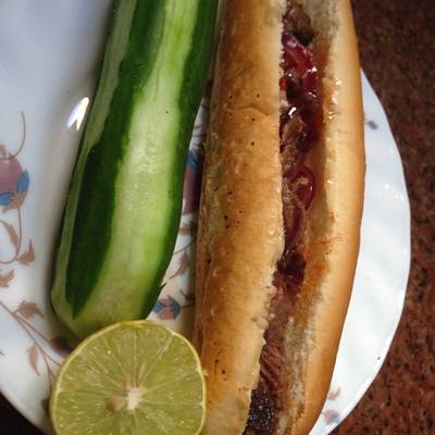  شاورما ببواقي اللحم 