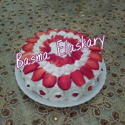  كيك الفانيليا الاسفنجية 