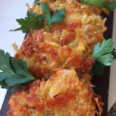  اقراص البطاطا و الجبنه 