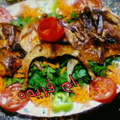  السمان المشوي بطريقتي 