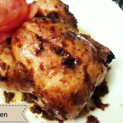  دجاج مشوي بالزبده 