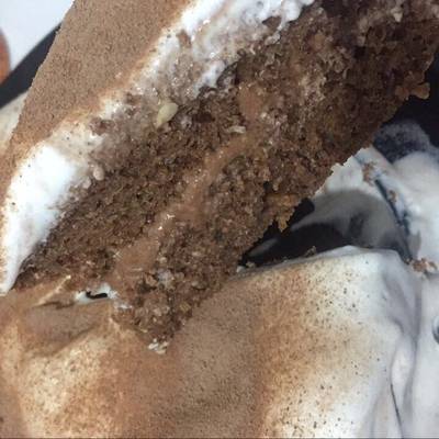  كيكة الكوسا بنكهة البرتقال و الشكولا 