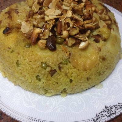  مقلوبه البطاطس والزهره بالأرز المصري 