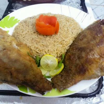  سمك بلطى مع رز صياديه 