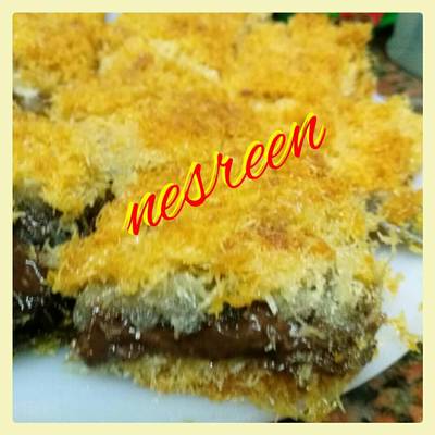  كنافه الشوكولاته المميزه #حلويات_شرقيه 