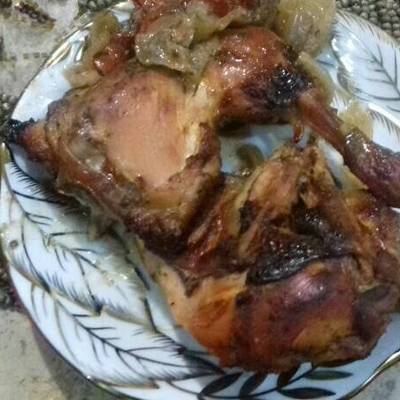  فراخ بالبصل المكرمل 